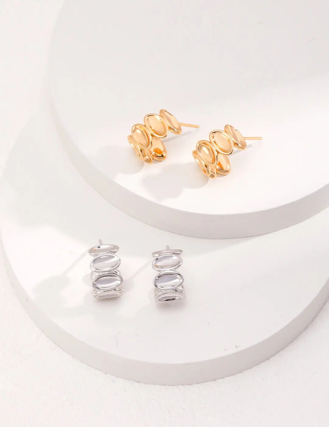 Simple Style Stud Earrings - Memoriex