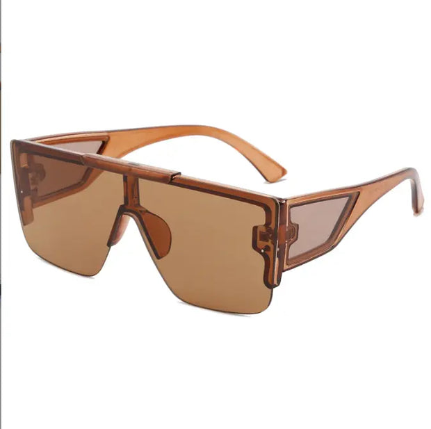 Simple and fashionable sunglasses Men frameless European and American street photography glasses - Memoriex 