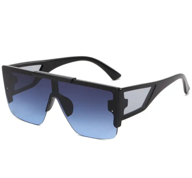 Simple and fashionable sunglasses Men frameless European and American street photography glasses - Memoriex 