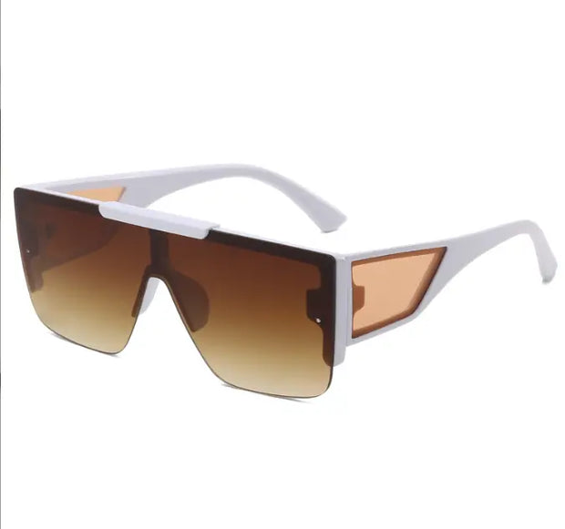 Simple and fashionable sunglasses Men frameless European and American street photography glasses - Memoriex 