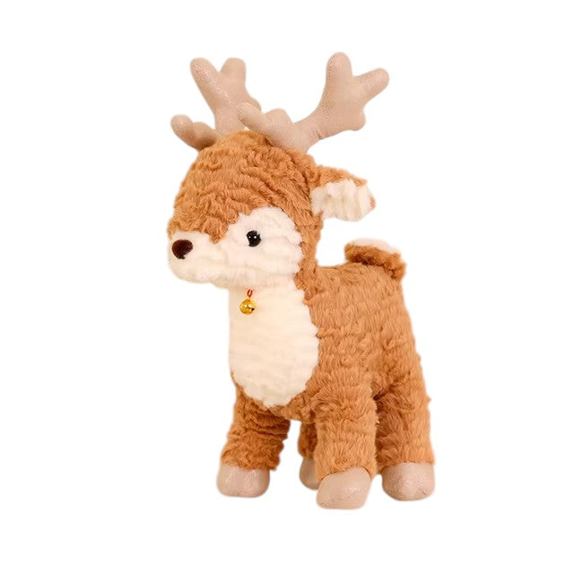 Simulation Christmas Tree & Moose Plush Toy-2