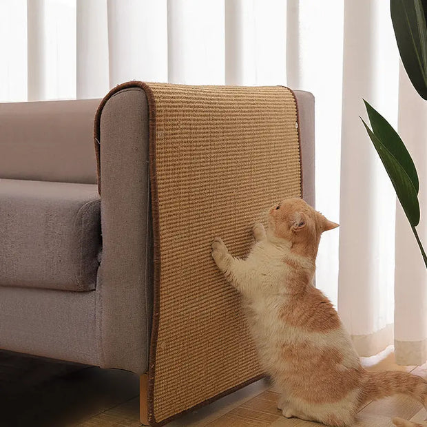 Sisal Pad Pet Cat Scratching Board To Protect The Sofa Against Cat Scratching Wear-Resistant Non-Flaking Cat Supplies - Memoriex 