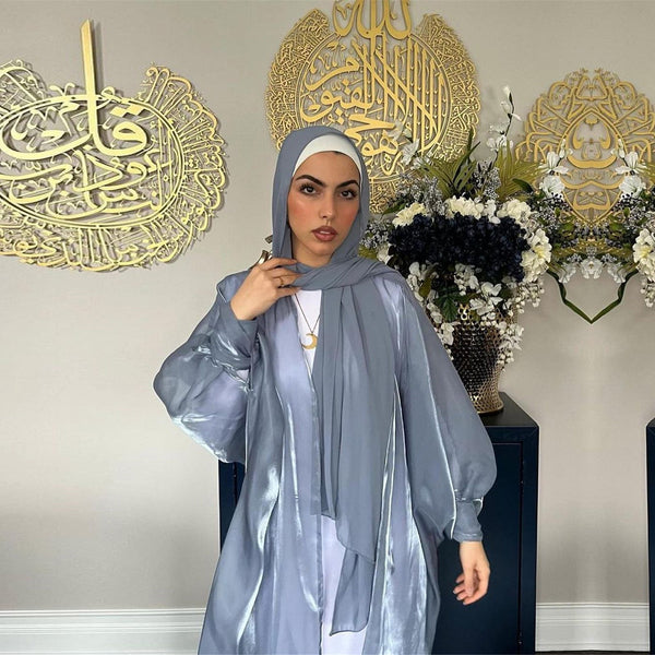 Six-color Middle East Arabic Cardigan Lace-up Bow Robe - Memoriex 