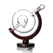 Skull Earth Instrument Wine Decanter with Built-in Accessories - Memoriex 