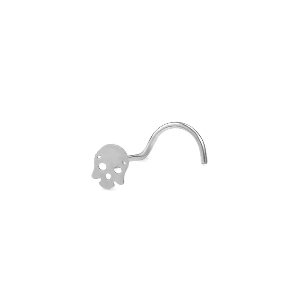 Skull Nose Stud - Memoriex