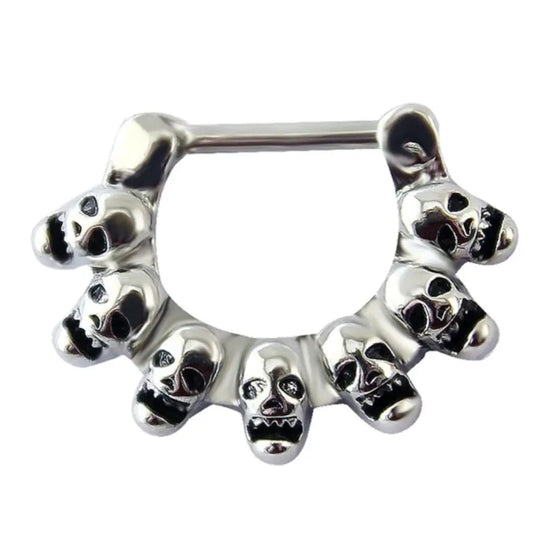 Skull Septum Clicker-0