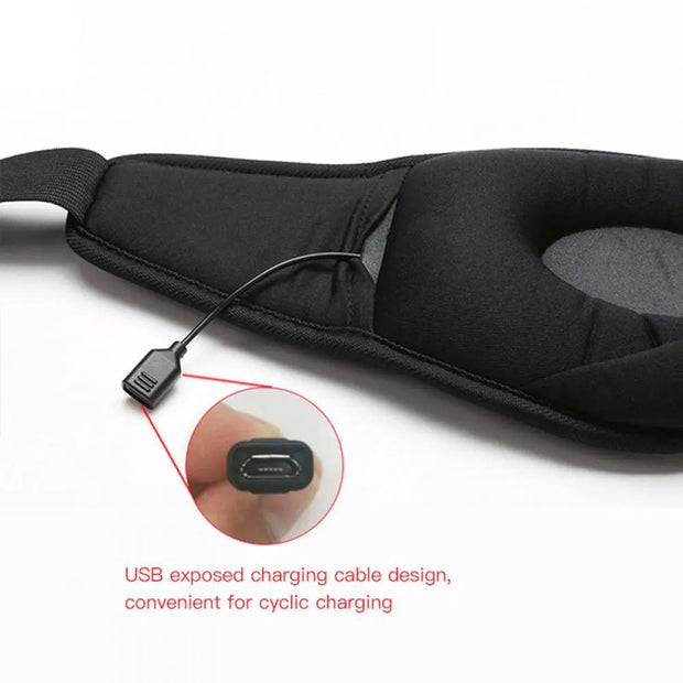 Sleep bluetooth eye mask 3d sleep music eye mask smart eye protection shading nap sleeping eye mask - Memoriex 