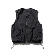 Sleeveless Jacket Outdoor Mountaineering Top Stand Collar Solid Color Casual Vest - Memoriex 