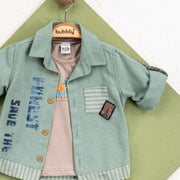 Slick Soldier Boys Casual Set-2