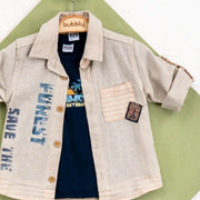 Slick Soldier Boys Casual Set-3