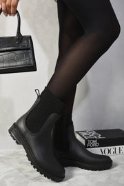 Slip On Platform Ankle Boots - Memoriex 