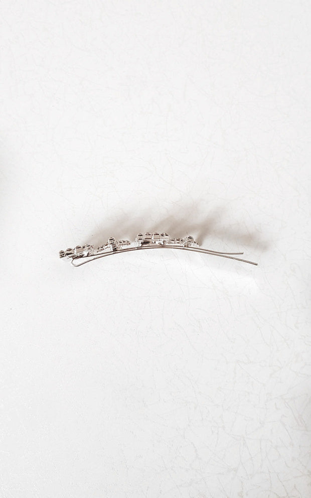 Slogan Diamante Detail Hair Clip - Memoriex 