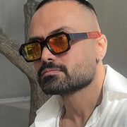 Small frame square sunglasses new European and American modern fashion ins sunglasses versatile trendy sunglasses for men and women - Memoriex 