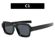 Small frame square sunglasses new European and American modern fashion ins sunglasses versatile trendy sunglasses for men and women - Memoriex 