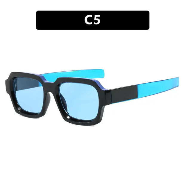 Small frame square sunglasses new European and American modern fashion ins sunglasses versatile trendy sunglasses for men and women - Memoriex 