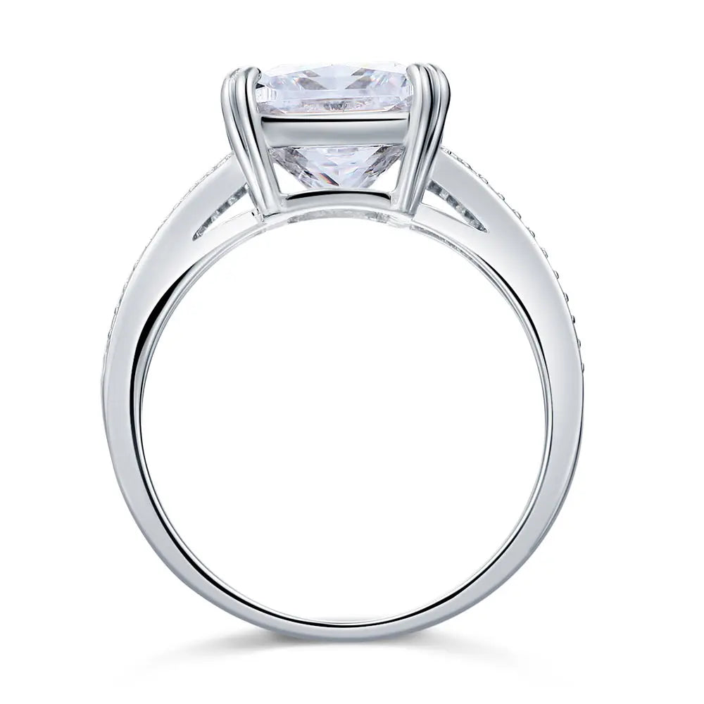 Solid 925 Sterling Silver Luxury Ring Anniversary 6 Carat Created Diamante XFR8152-4