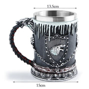 Song of Ice and Fire Mug Beer Cup Stainless Steel Whiskey Cup - Memoriex 