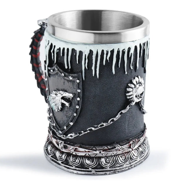 Song of Ice and Fire Mug Beer Cup Stainless Steel Whiskey Cup - Memoriex 