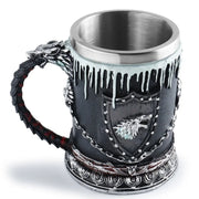 Song of Ice and Fire Mug Beer Cup Stainless Steel Whiskey Cup - Memoriex 