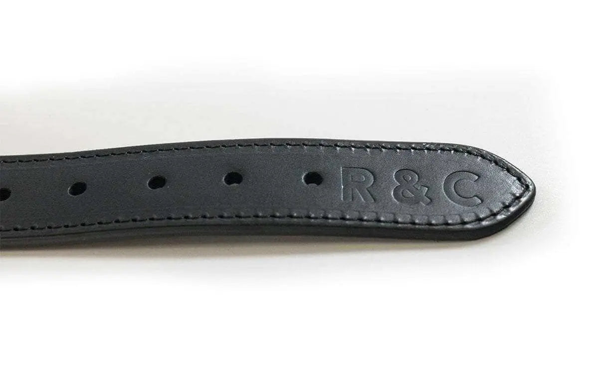 “Sorrento” Italian Leather Dog Collar – by Ralph & Co - Memoriex