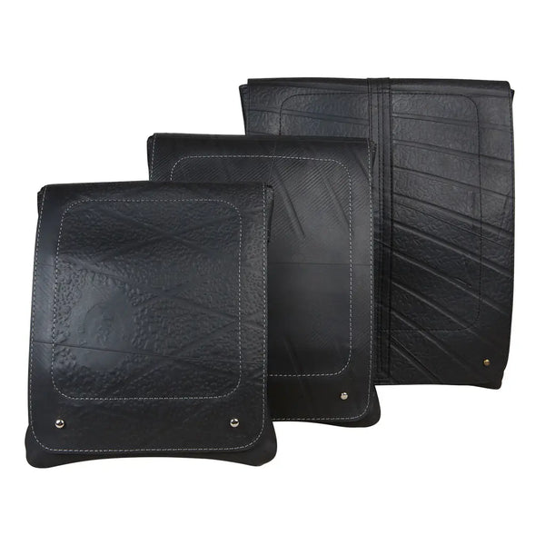 Spencer Recycled Rubber Vegan Crossbody Bag (3 Sizes Available) - Memoriex 