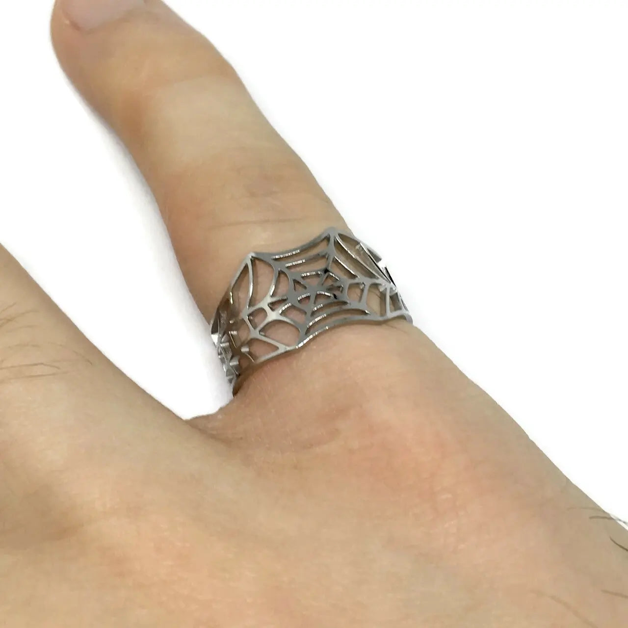 Spider Cobweb Adjustable Ring - Memoriex 