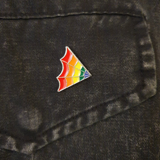 Spider Web Pride Pin Badge - Memoriex 