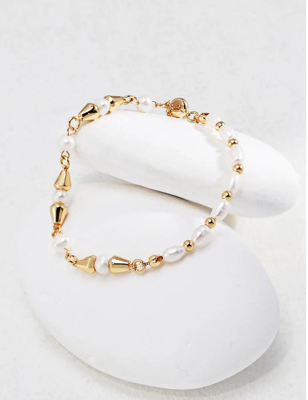 Spliced Irregular Pearl Bracelet-1