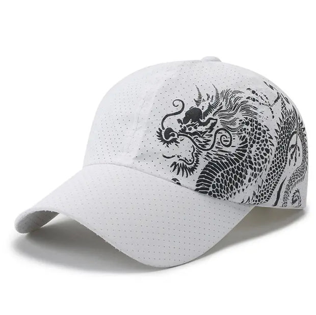 Spring and summer quick drying sports baseball cap Korean version simple men and women cap fashionable mesh breathable mount - Memoriex 