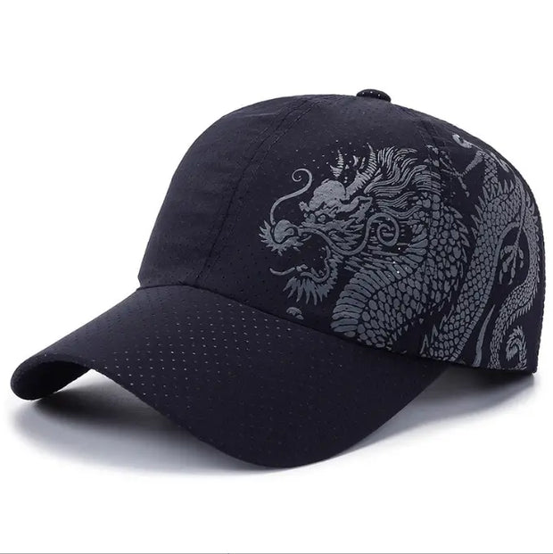 Spring and summer quick drying sports baseball cap Korean version simple men and women cap fashionable mesh breathable mount - Memoriex 