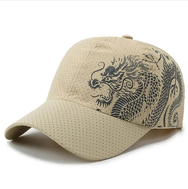 Spring and summer quick drying sports baseball cap Korean version simple men and women cap fashionable mesh breathable mount - Memoriex 