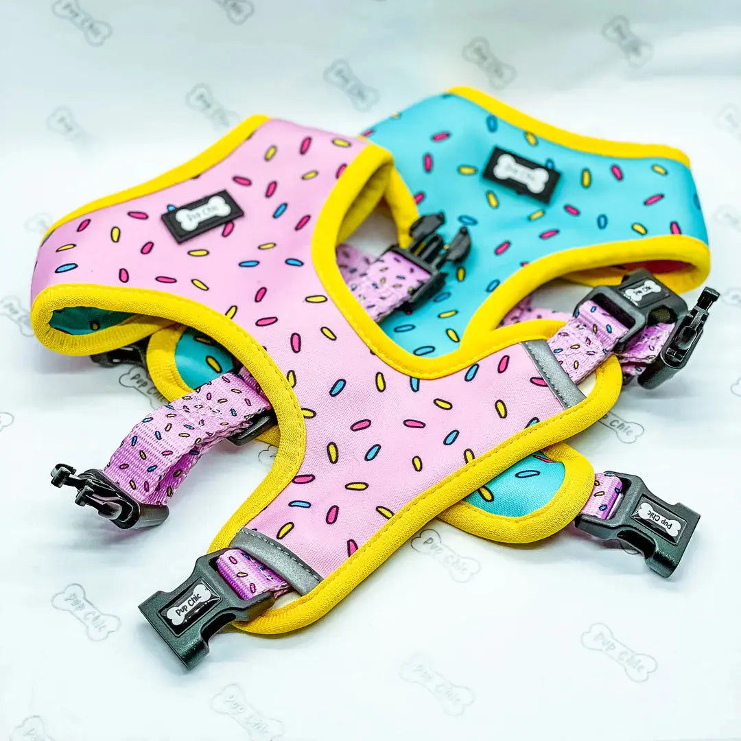 Sprinkles For Days Reversible Harness by Pup Chic Boutique - Memoriex