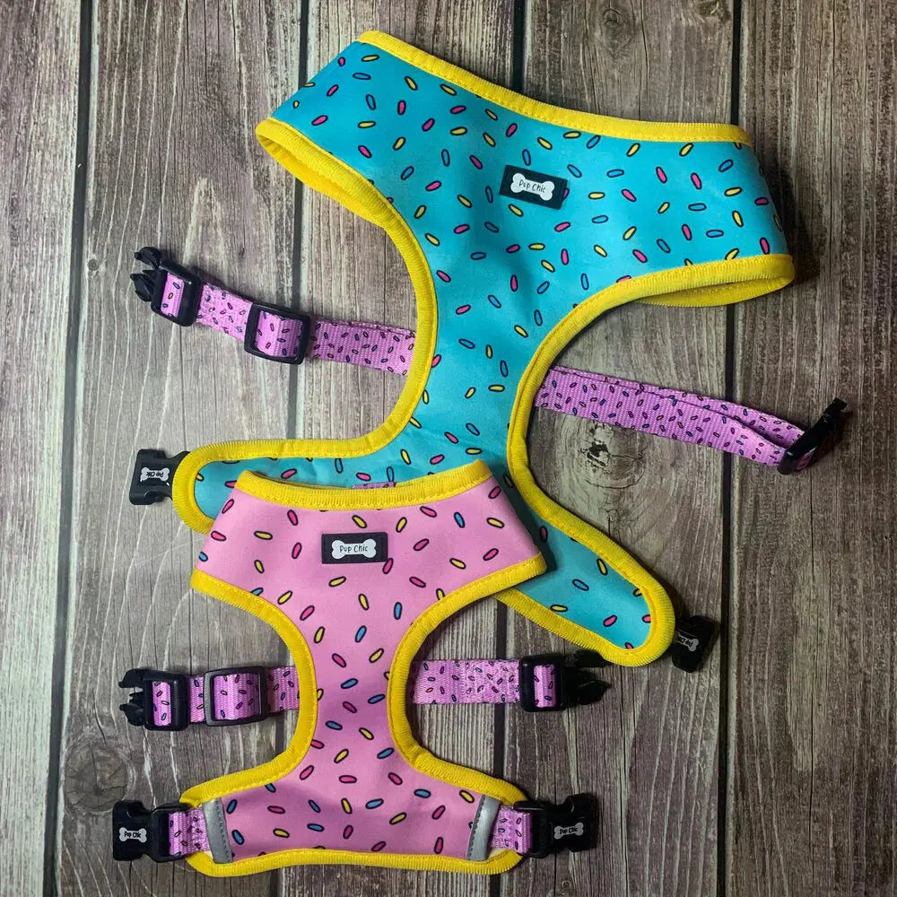 Sprinkles For Days Reversible Harness by Pup Chic Boutique - Memoriex