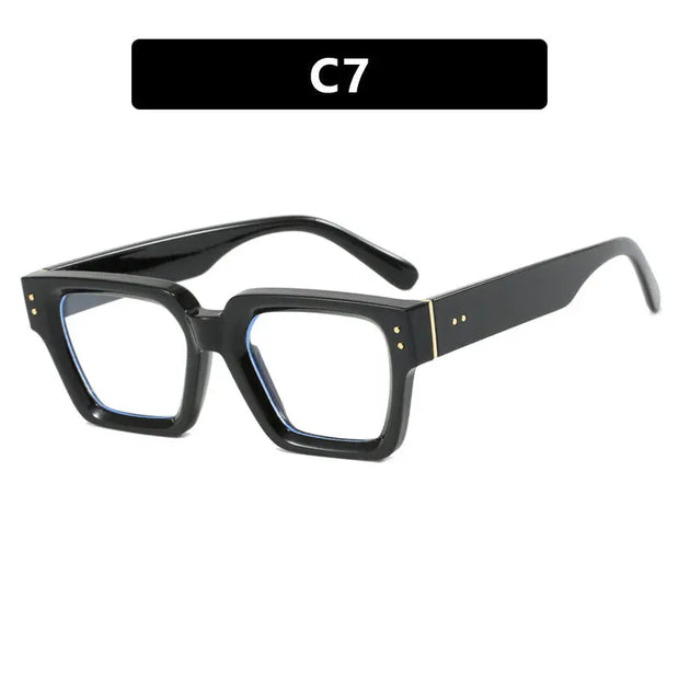 Square style retro ins sunglasses with high-end feel, no makeup, fashionable sunglasses - Memoriex 