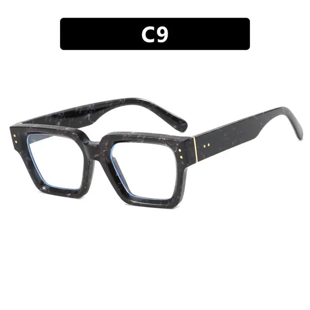 Square style retro ins sunglasses with high-end feel, no makeup, fashionable sunglasses - Memoriex 