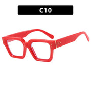 Square style retro ins sunglasses with high-end feel, no makeup, fashionable sunglasses - Memoriex 