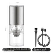 Stainless Steel Coffee Grinder Electric Coffee Machine Top Quality - Memoriex 