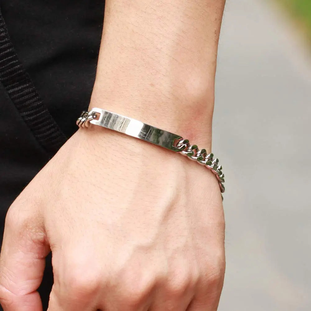 Stainless Steel Couple Bracelet-1