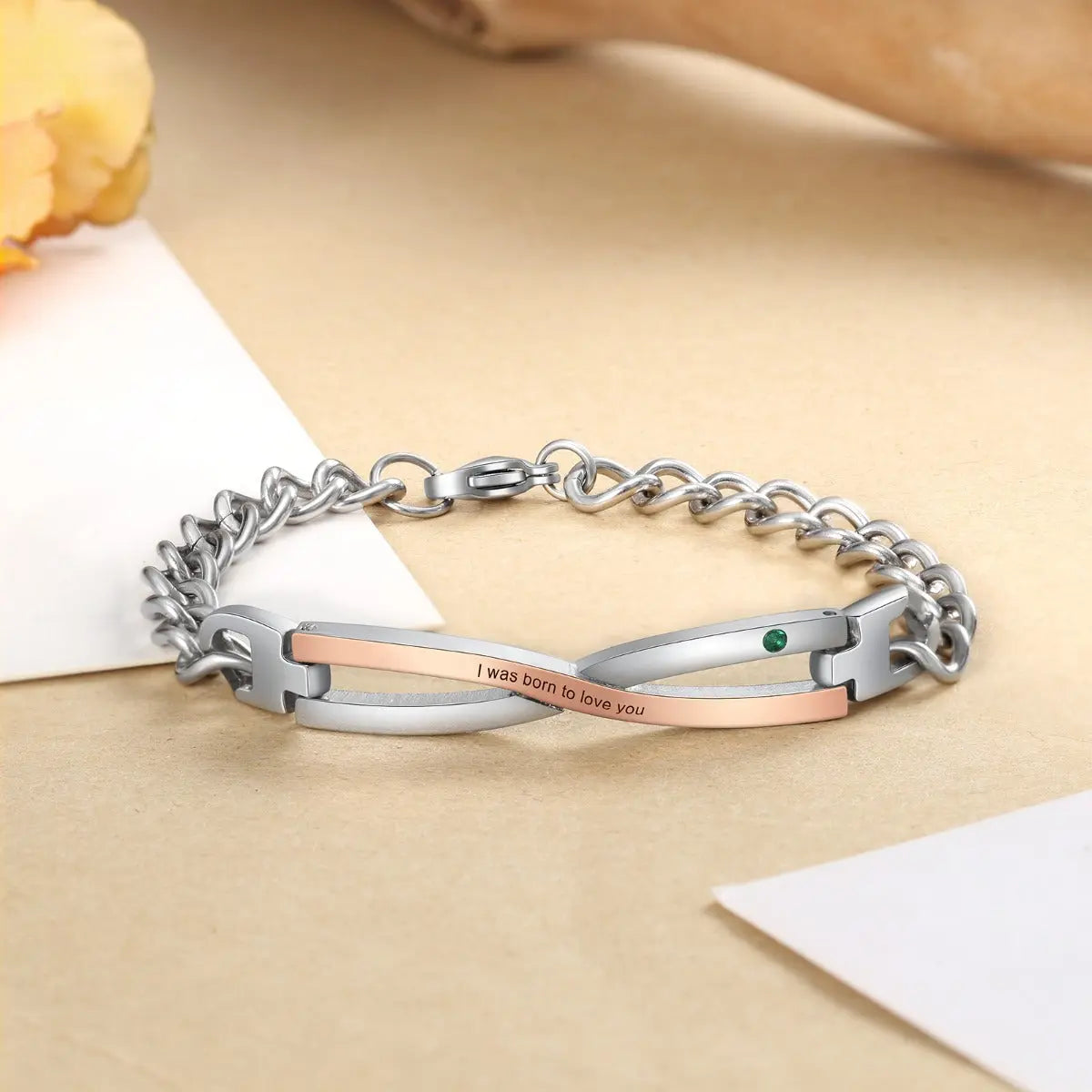 Stainless Steel Couple Bracelet-2