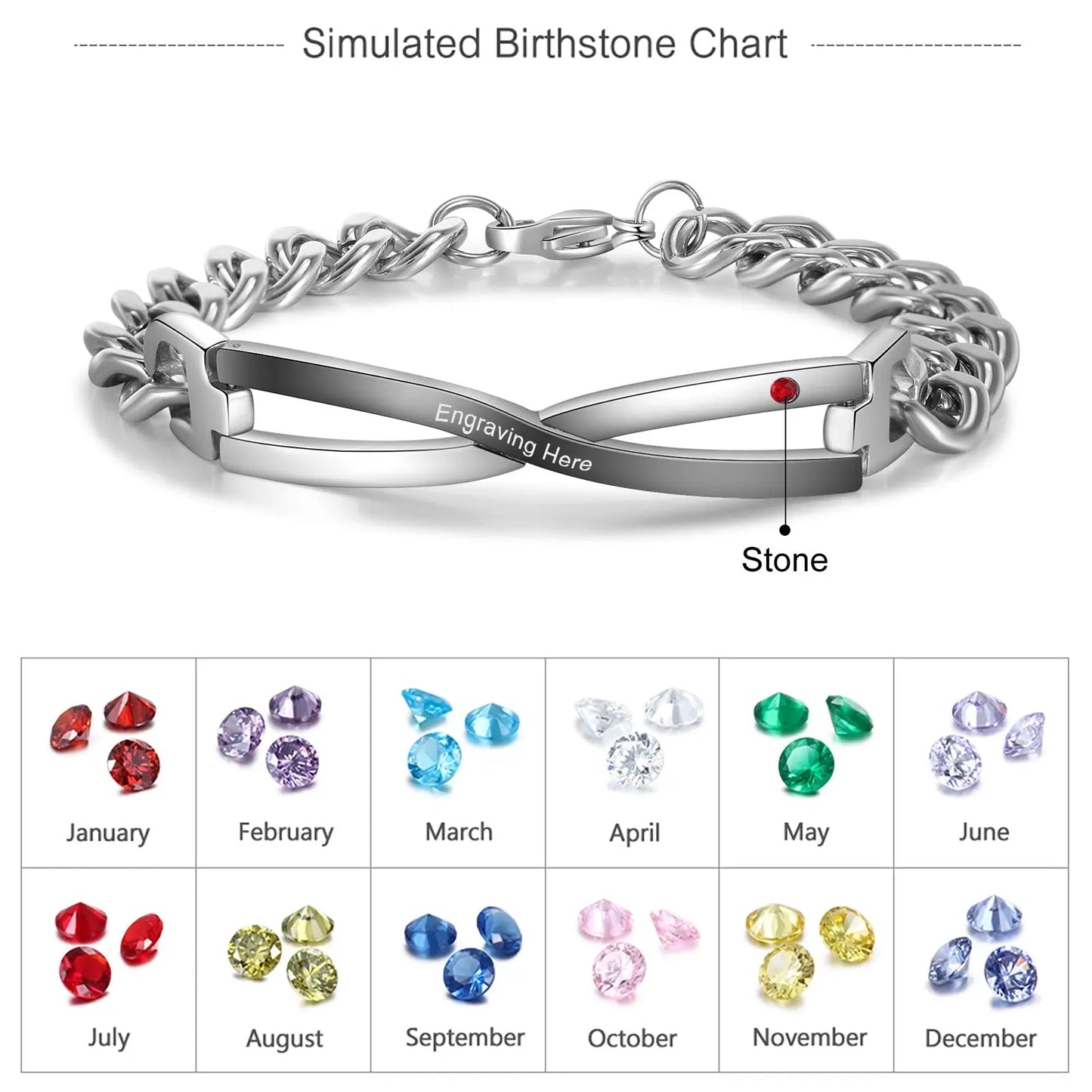 Stainless Steel Couple Bracelet-6