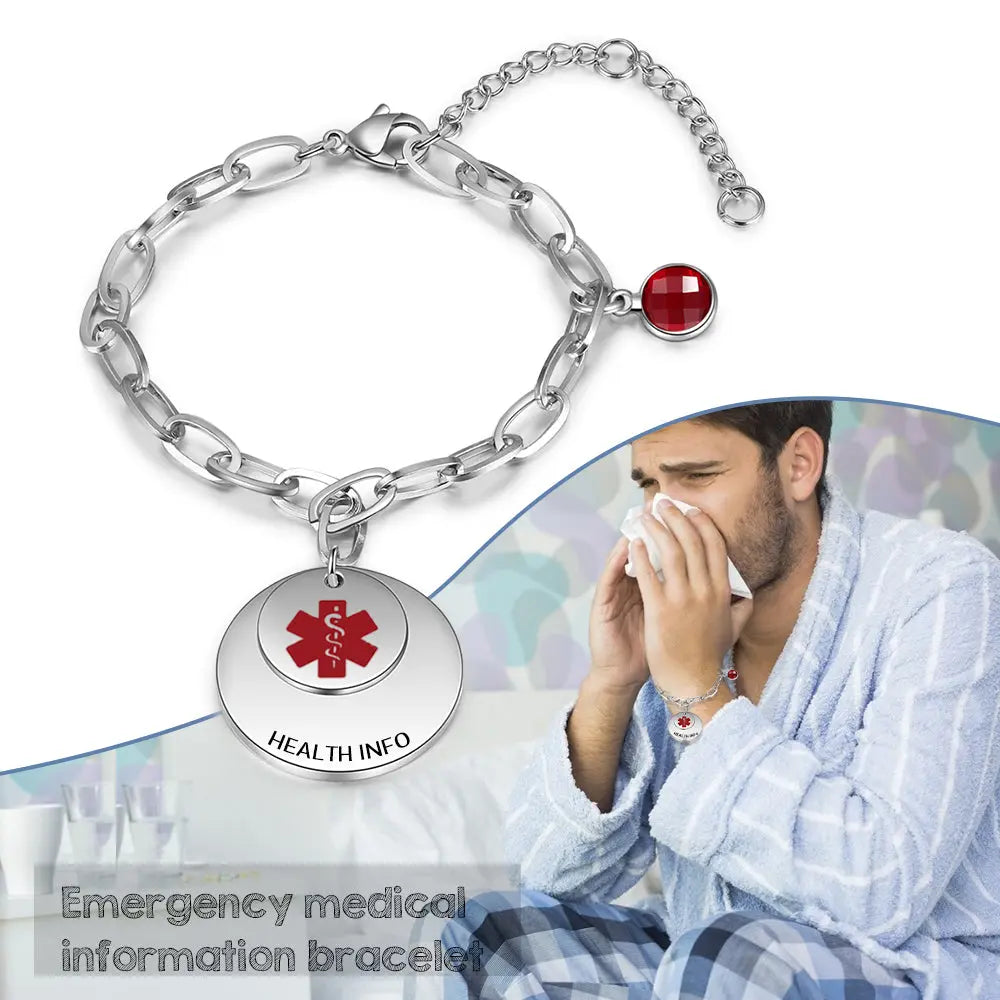 Stainless Steel Medical Bracelet-1