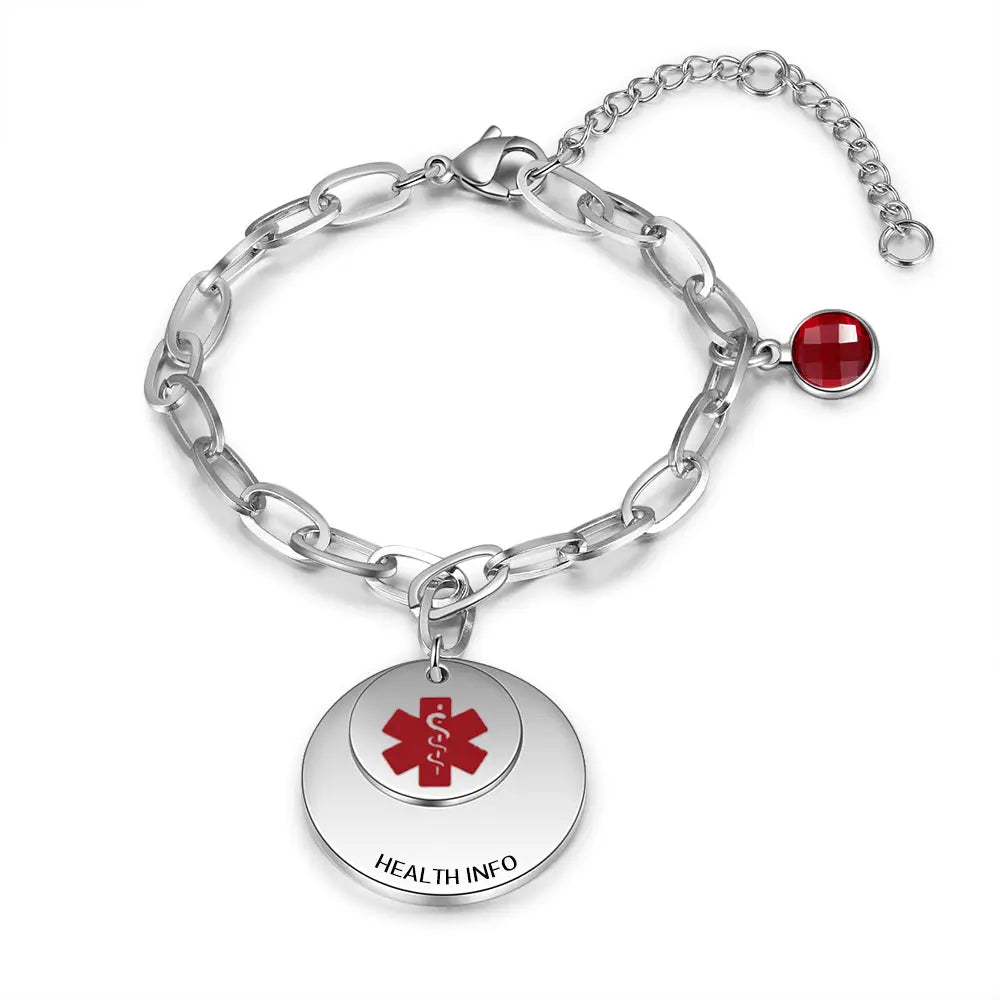 Stainless Steel Medical Bracelet-7