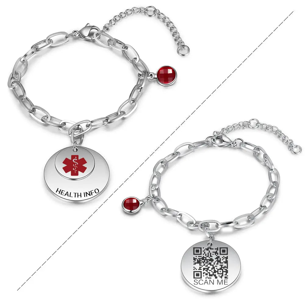 Stainless Steel Medical Bracelet-8