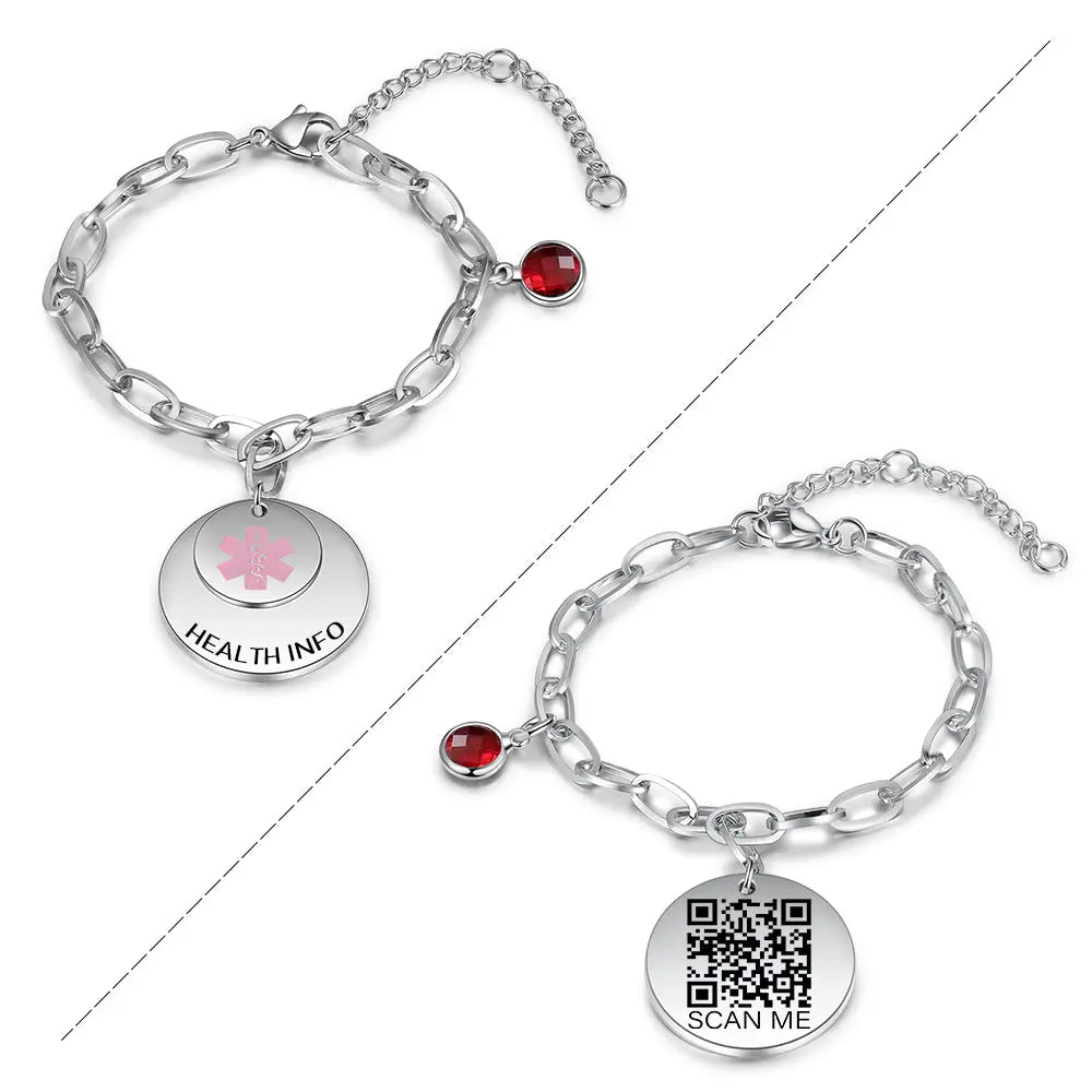 Stainless Steel Medical Bracelet-9