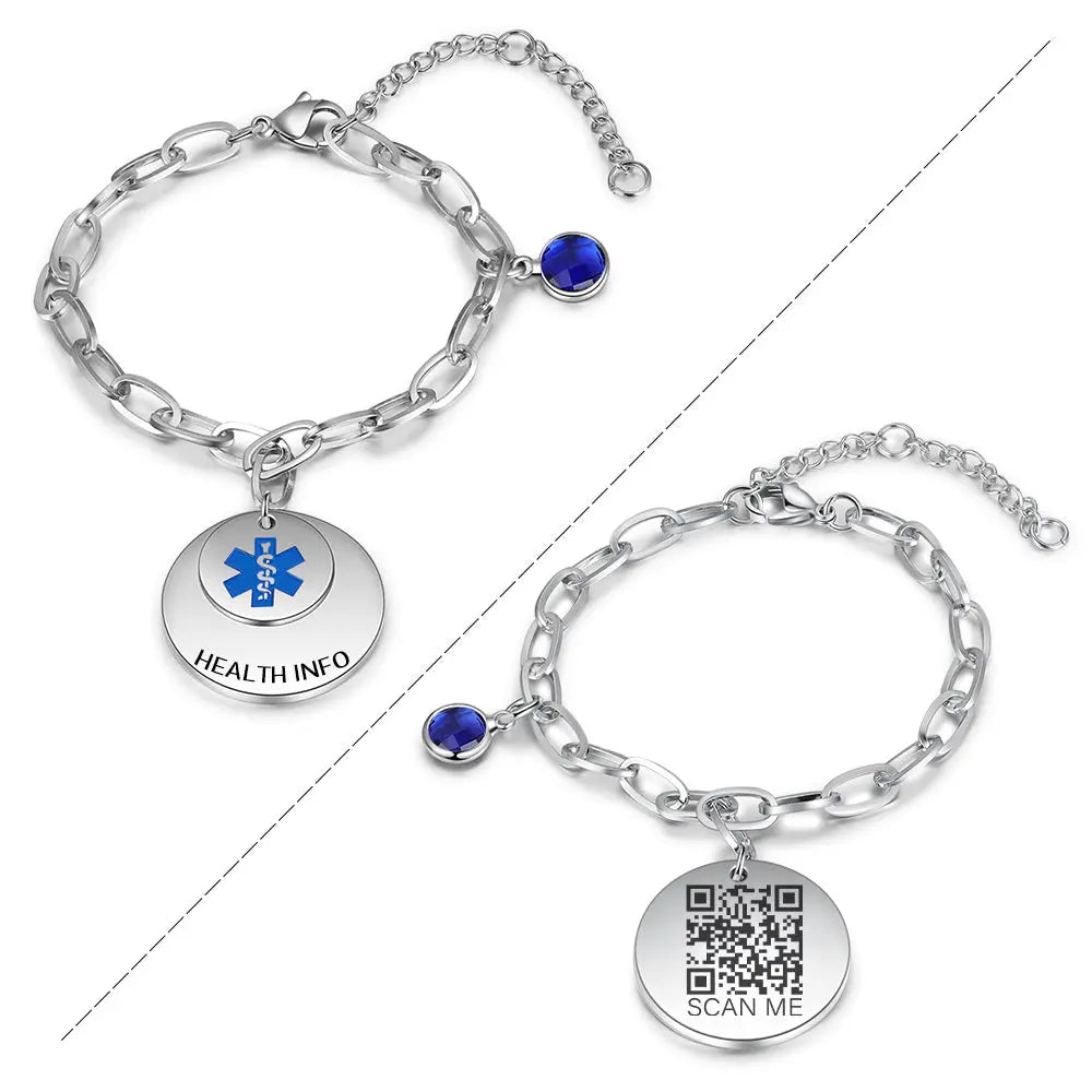 Stainless Steel Medical Bracelet-10