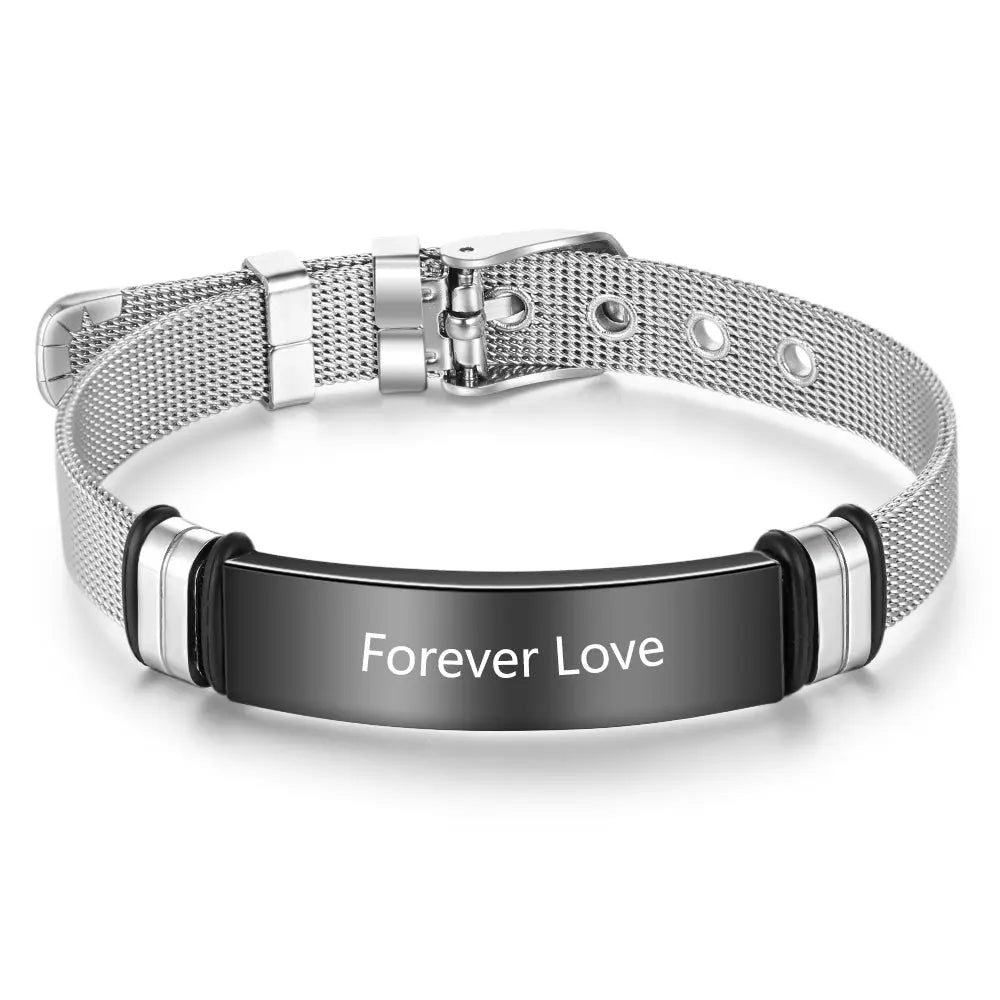 Stainless Steel Medical Bracelet-0