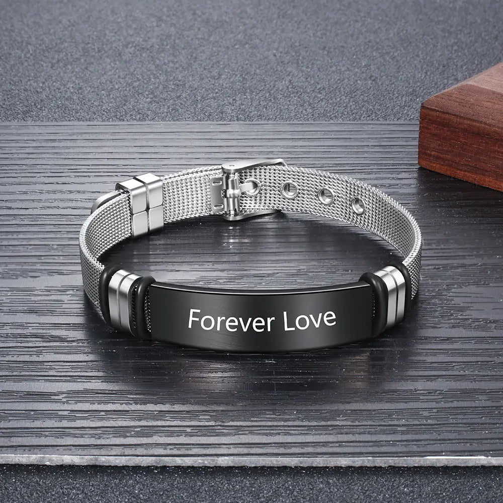 Stainless Steel Medical Bracelet-2