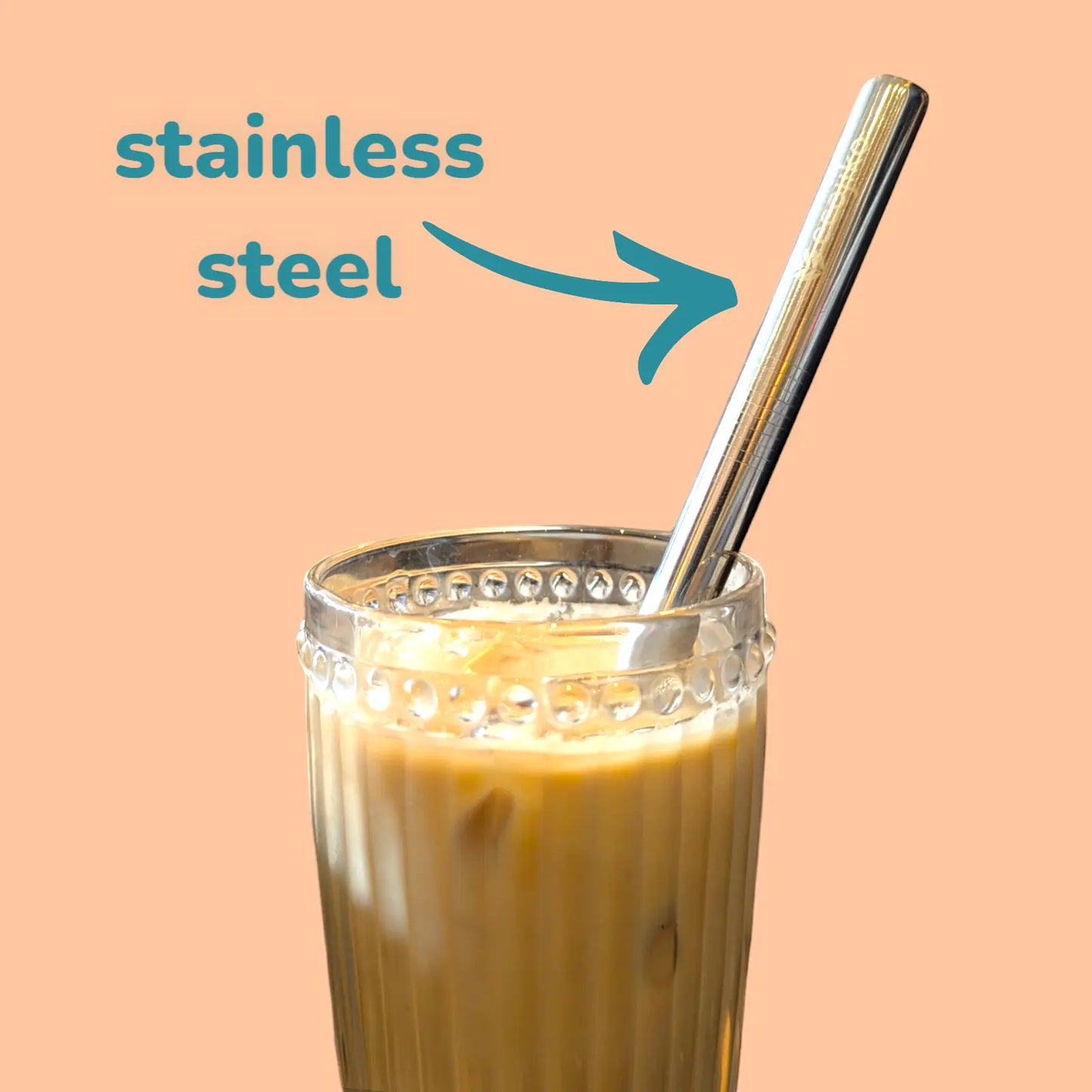 Stainless Steel Metal Drinking Straws | Reusable Straws (4 pack)-2