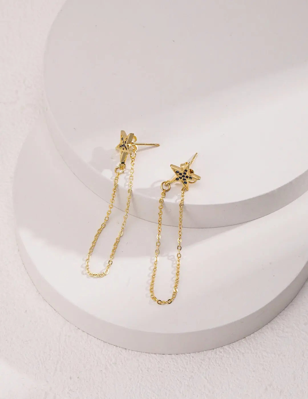 Star Dangle Threader Earrings - Memoriex