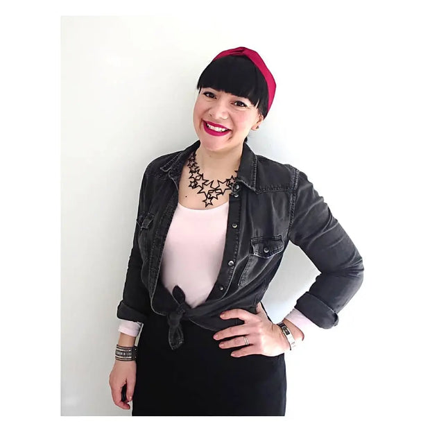 Star Upcycle Inner Tube Necklace - Memoriex 